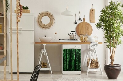 Magnet na myčku dekorativní Zelené znaky