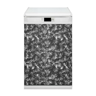 Magnet na myčku Černé palmy