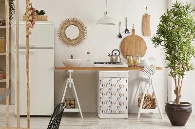 Magnet na myčku dekorativní Vzor skandinávie