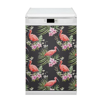 Magnet na myčku dekorativní Černé plamene