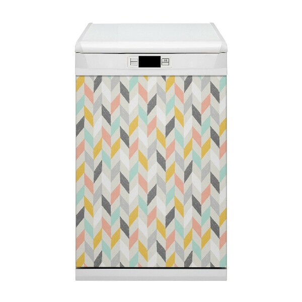 Magnet na myčku Pastel herringbone