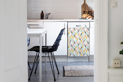 Magnet na myčku Pastel herringbone