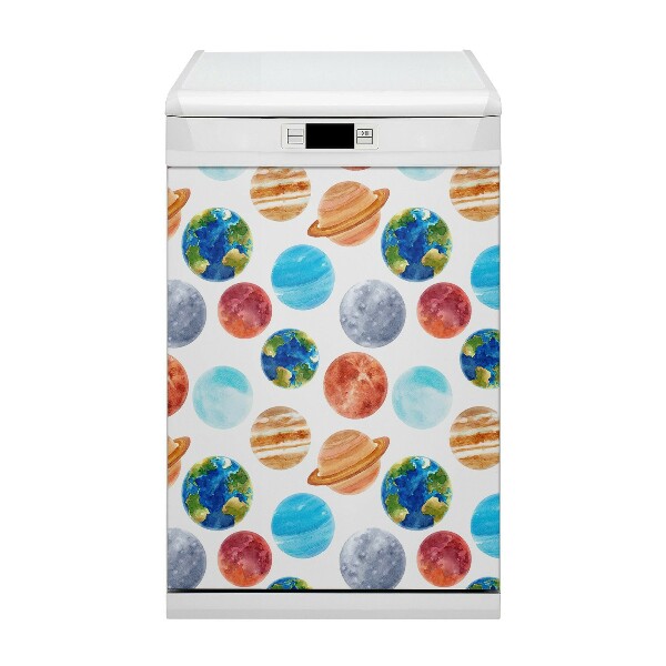 Magnet na myčku Barevné planety