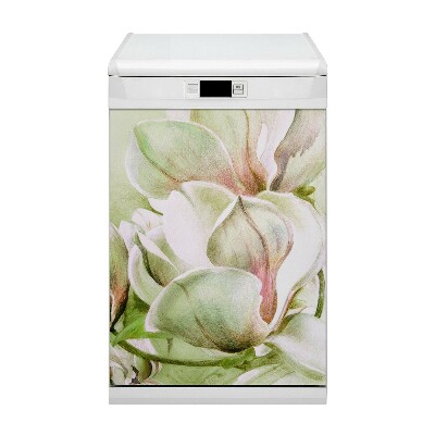 Magnet na myčku moderní Magnolia květiny