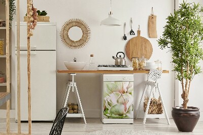 Magnet na myčku moderní Magnolia květiny
