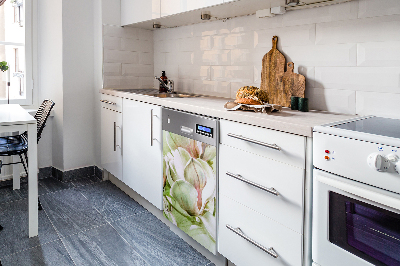 Magnet na myčku moderní Magnolia květiny