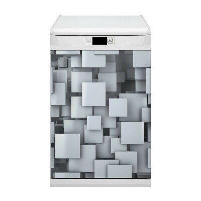 Magnet na myčku Šedé bloky