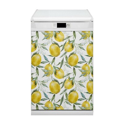 Magnet na myčku Malované citrony