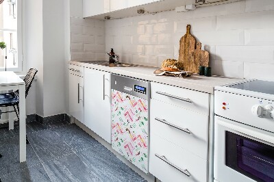 Magnet na myčku moderní Květinový obuvník