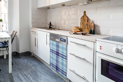 Magnet na myčku Tartan