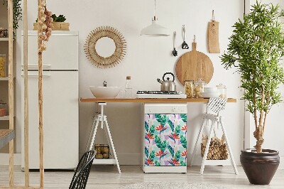 Magnet na myčku moderní Tropická flóra