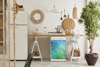 Magnet na myčku dekorativní Modrá abstrakce