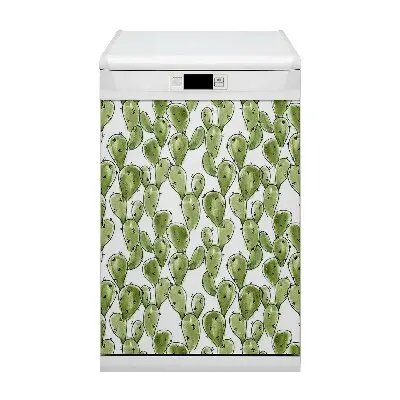 Magnet na myčku moderní Boho cactus