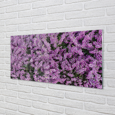akrylový obraz fialové květy