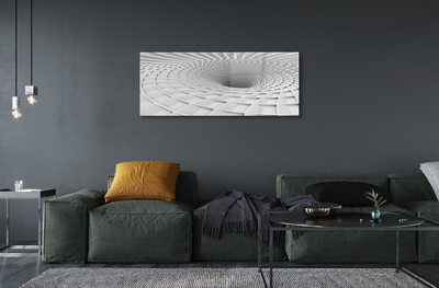 akrylový obraz 3d geometrický násypka