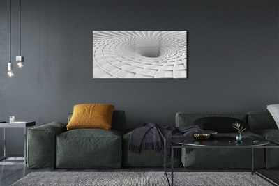 akrylový obraz 3d geometrický násypka