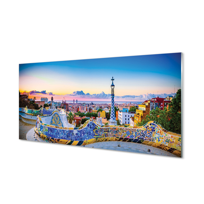 akrylový obraz Španělsko Panorama města