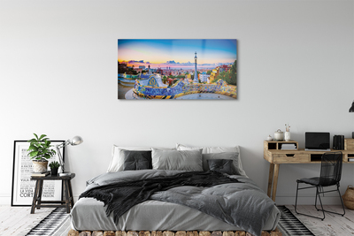 akrylový obraz Španělsko Panorama města
