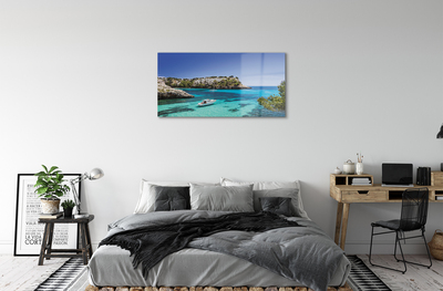 akrylový obraz Španělsko Cliffs mořské pobřeží