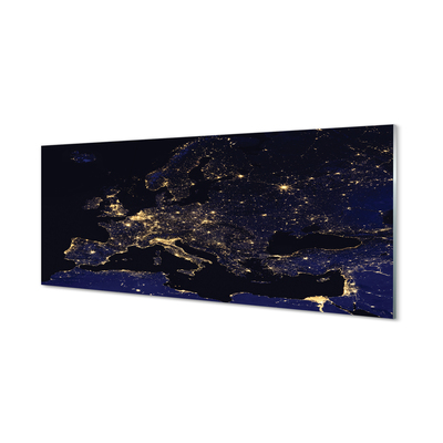 akrylový obraz sky mapa světle