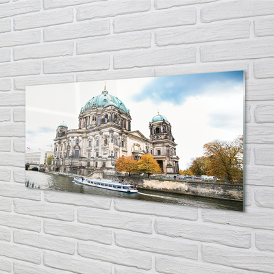 akrylový obraz Německo Berlin Cathedral River