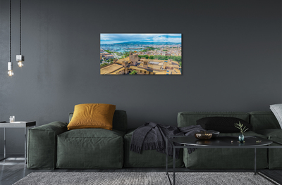 akrylový obraz Španělsko Port pobřeží město