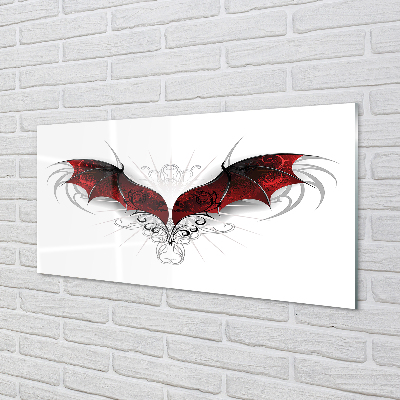 akrylový obraz drakem křídla