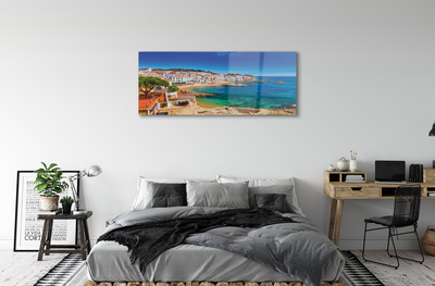 akrylový obraz Španělsko coast beach city