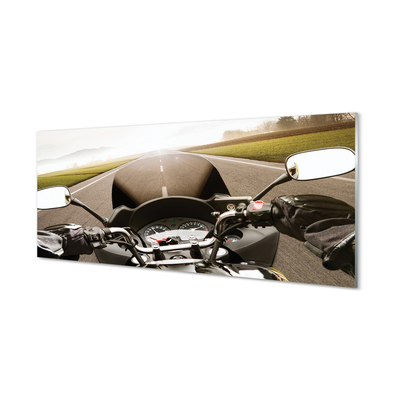 akrylový obraz Motocyklu silničního oblohy top