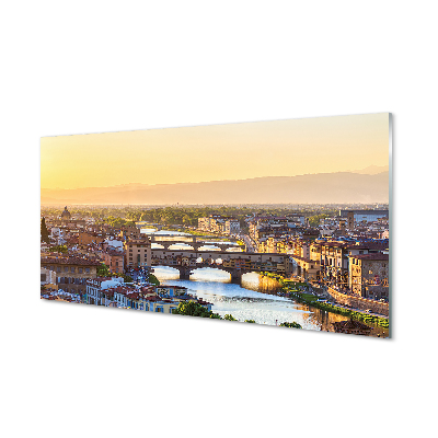 akrylový obraz Itálie Sunrise panorama
