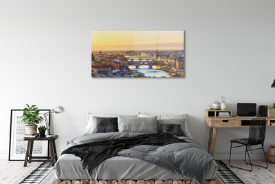 akrylový obraz Itálie Sunrise panorama