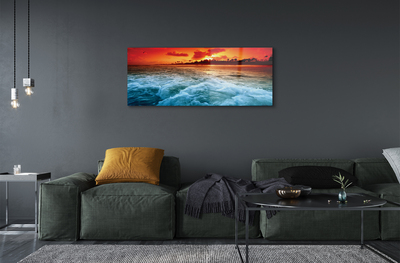 akrylový obraz Sea strom západ