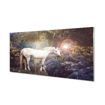 Akrylové obrazy Akrylové obrazy Unicorn v lese