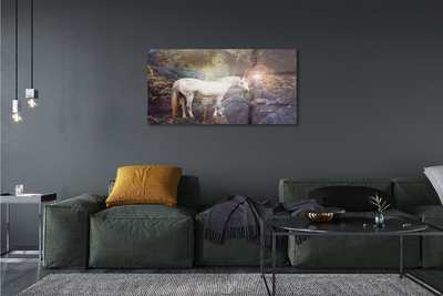 akrylový obraz Unicorn v lese