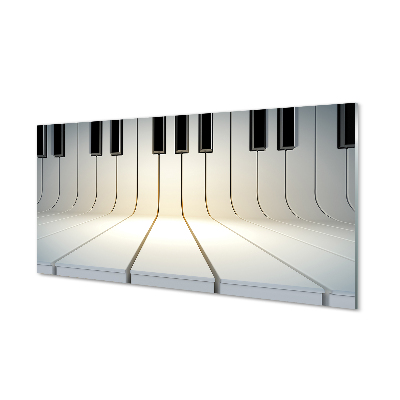 akrylový obraz klávesy piana