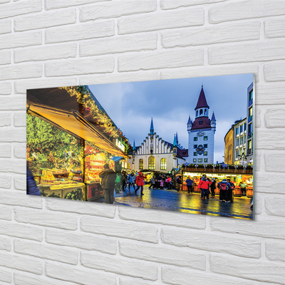 akrylový obraz Německo Old Market prázdniny