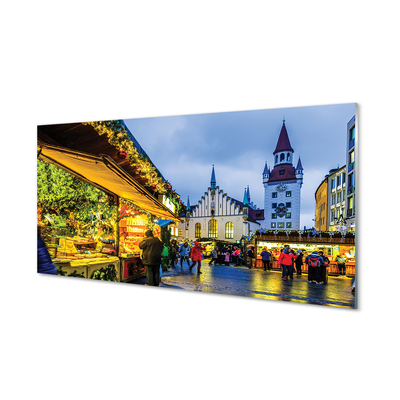akrylový obraz Německo Old Market prázdniny