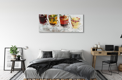 akrylový obraz Zimní ovocný čaj byliny