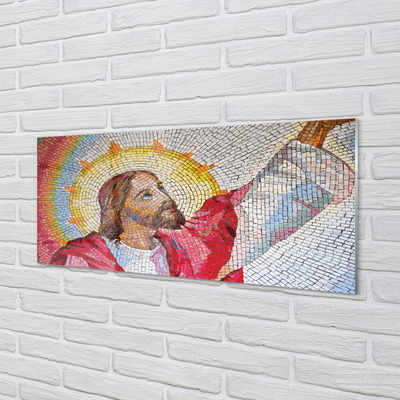 akrylový obraz mozaika Jesus