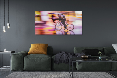 akrylový obraz Bike světla muže