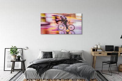 akrylový obraz Bike světla muže