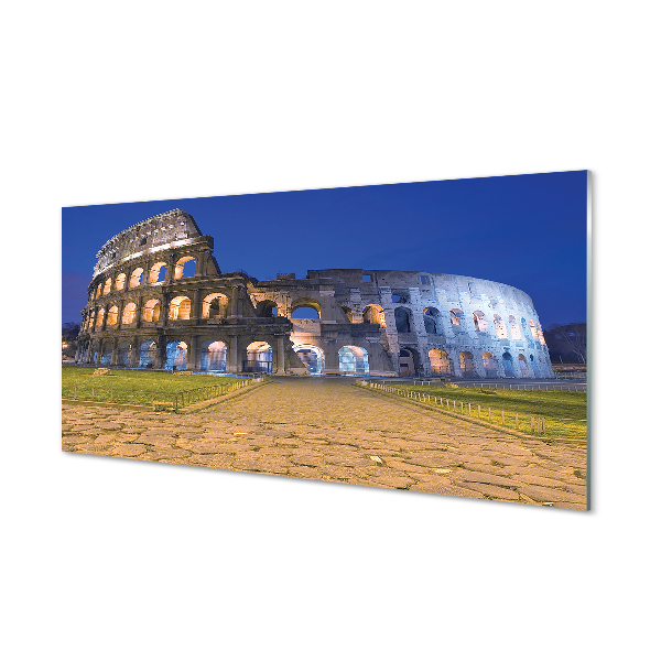 akrylový obraz Sunset Rome Colosseum