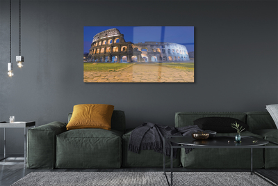 akrylový obraz Sunset Rome Colosseum