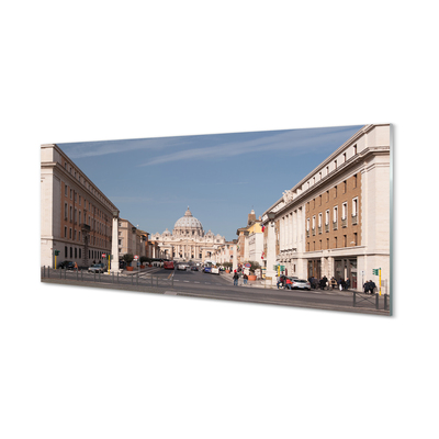 akrylový obraz Katedrála Rome budovy ulice