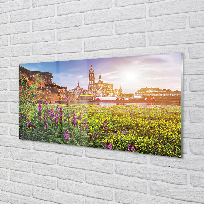 akrylový obraz Německo Sunrise River