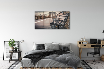 akrylový obraz Most bench