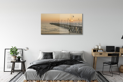 akrylový obraz Gdańsk Sea molo
