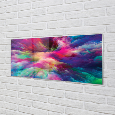 akrylový obraz fraktály barevné