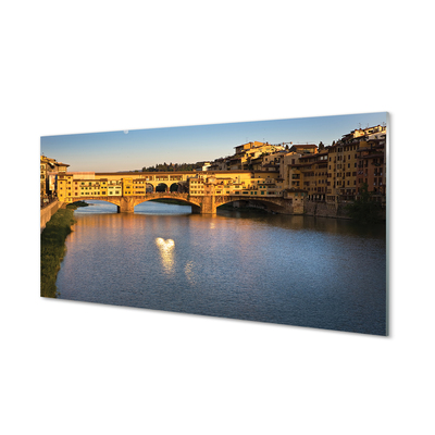 akrylový obraz Itálie Sunrise mosty