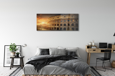 akrylový obraz Rome Colosseum při západu slunce